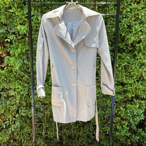 Light Grey Spring Trench 🧥